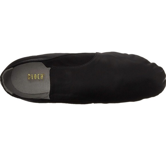 Bloch Dance Men's Elasta Bootie Leather and Elastic Split Sole Jazz Shoe Black 3 - Picture 9 of 12
